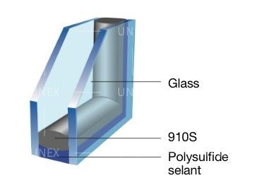 Sealant бутил каучука 910S бутиловой термопластиковой теплой прокладки края изолируя стеклянный