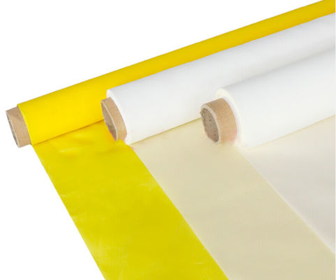 Сетка 136cm печатания шелковой ширмы полиэстера 365 микронов белая желтая