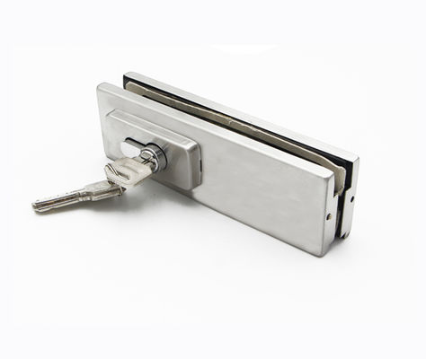 Стеклянная заплата струбцины двери приспосабливая замок дна Ss201 с ключами